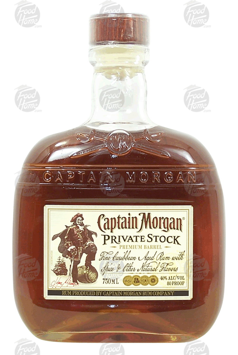 Captain Morgan Private Stock aged rum with spice, premium barrel, 40% alc. by vol. Full-Size Picture